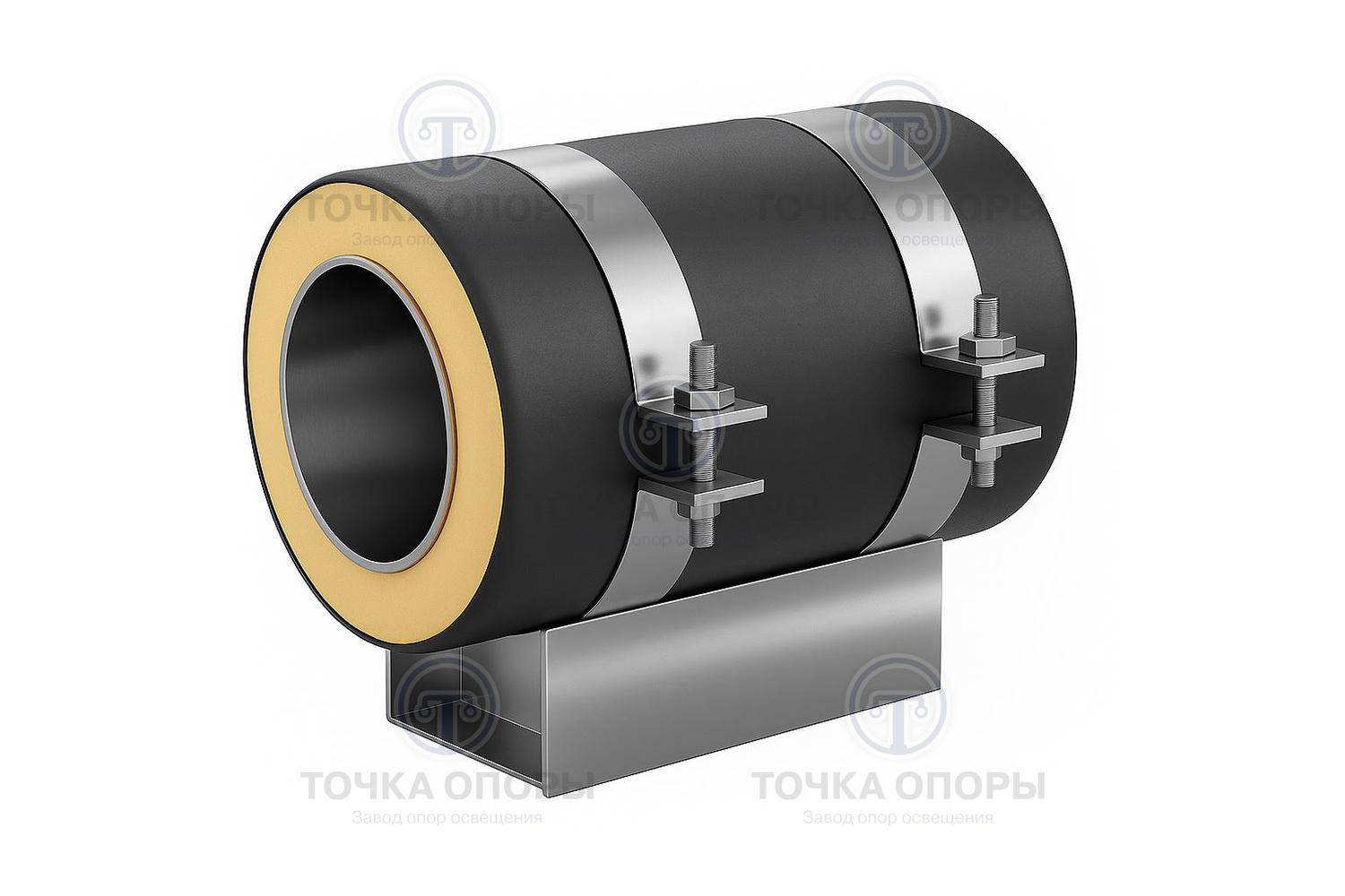 Скользящая опора СПОк 219/315.100 подкладная канальная для труб в ППУ