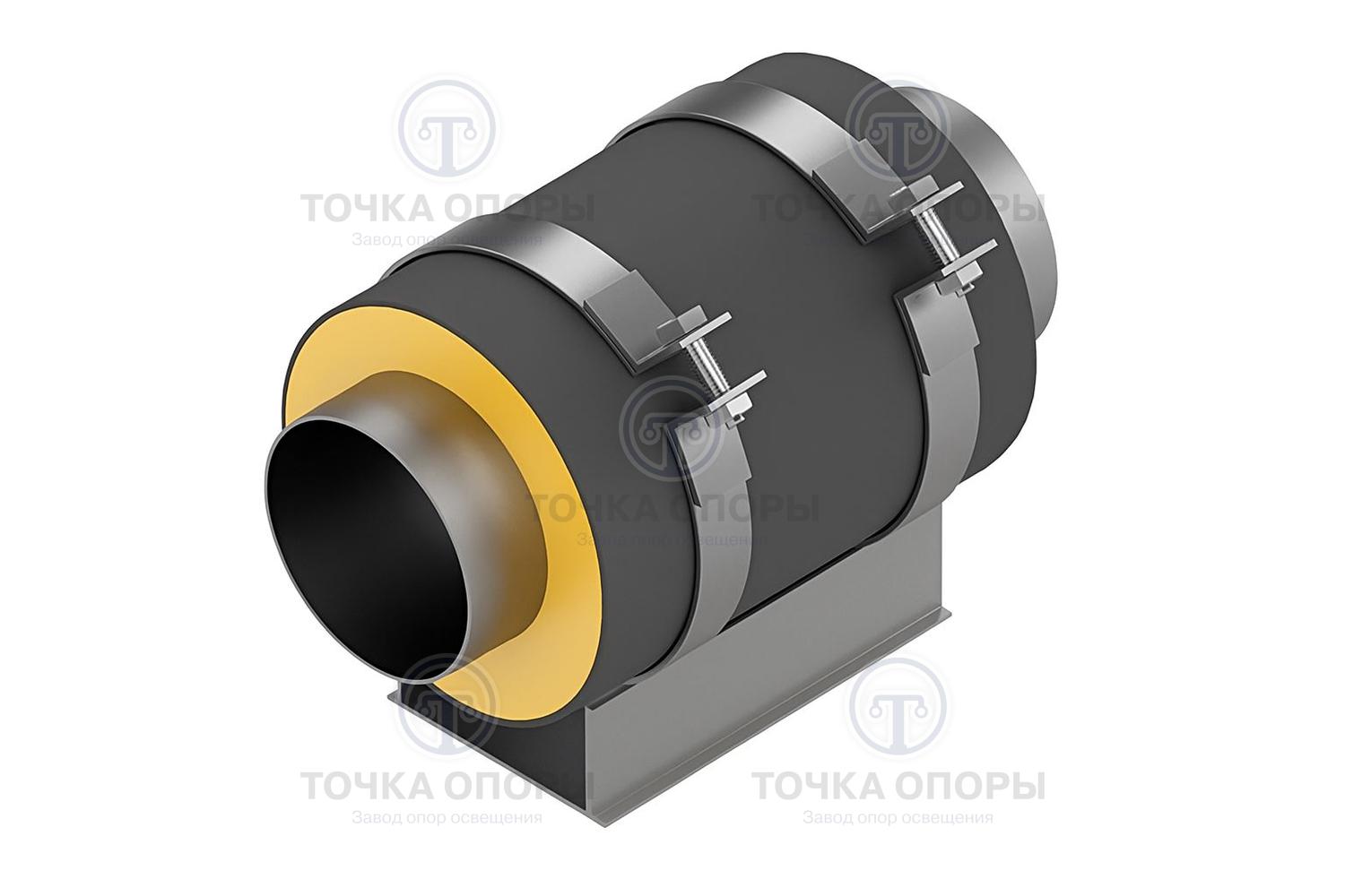 Скользящая опора СПО 108/250.100 подкладная для труб в ППУ