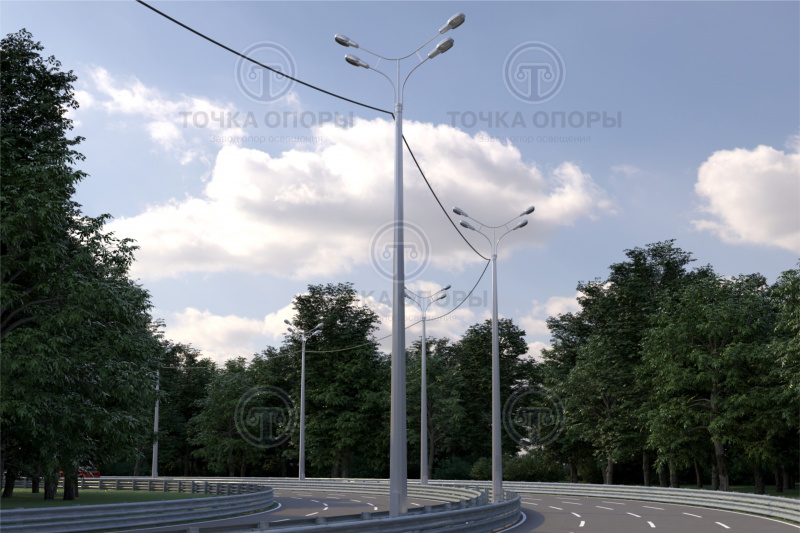 Опора освещения ОГКСф-400-10,0