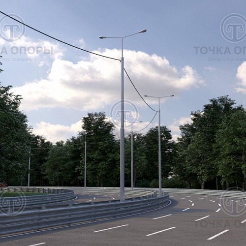 Опора освещения СП-400-9,0/11,0-02-ц