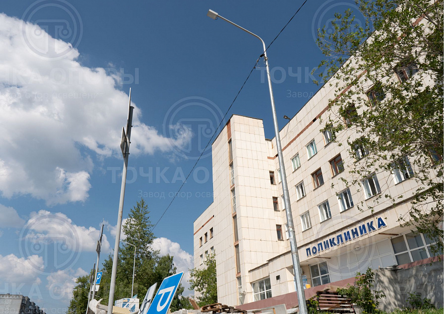 Поставка в город Миасс, для Городской больницы, опор НФГ-6