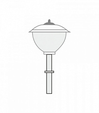 К52-1,0-1-5 торшерный однорожковый кронштейн