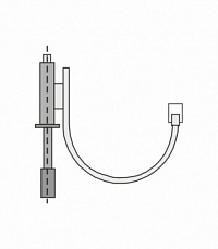 К30-0,7-0,9-12-5 торшерный однорожковый кронштейн