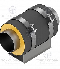 Скользящая опора СПО 108/180.150 подкладная для труб в ППУ