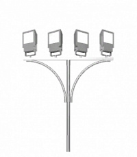 К61-1,0-1,6-1-0 прожекторный кронштейн