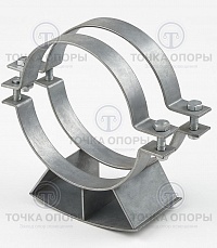 Скользящие хомутовые опоры для прокладки в футляре 313.ТС-008.012