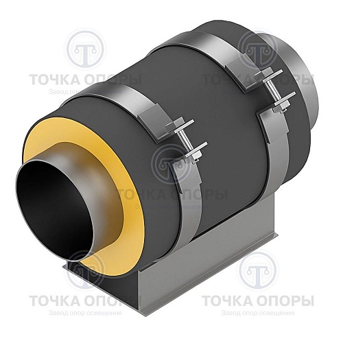 Скользящая опора СПО 159/315.150 подкладная для труб в ППУ