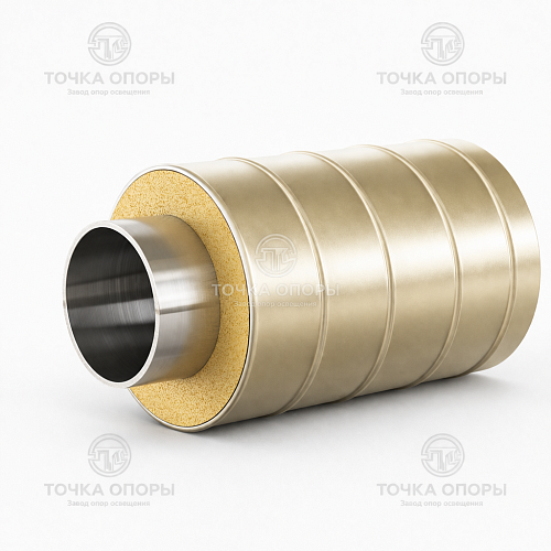 Труба ППУ стальная оболочка 560х426х7 мм ГОСТ 30732-2006