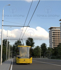 Опора контактной сети ТП-400-9,0/11,0-01