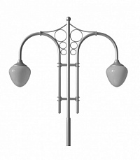 К45-0,6-0,6-1-6 подвесной двухрожковый кронштейн